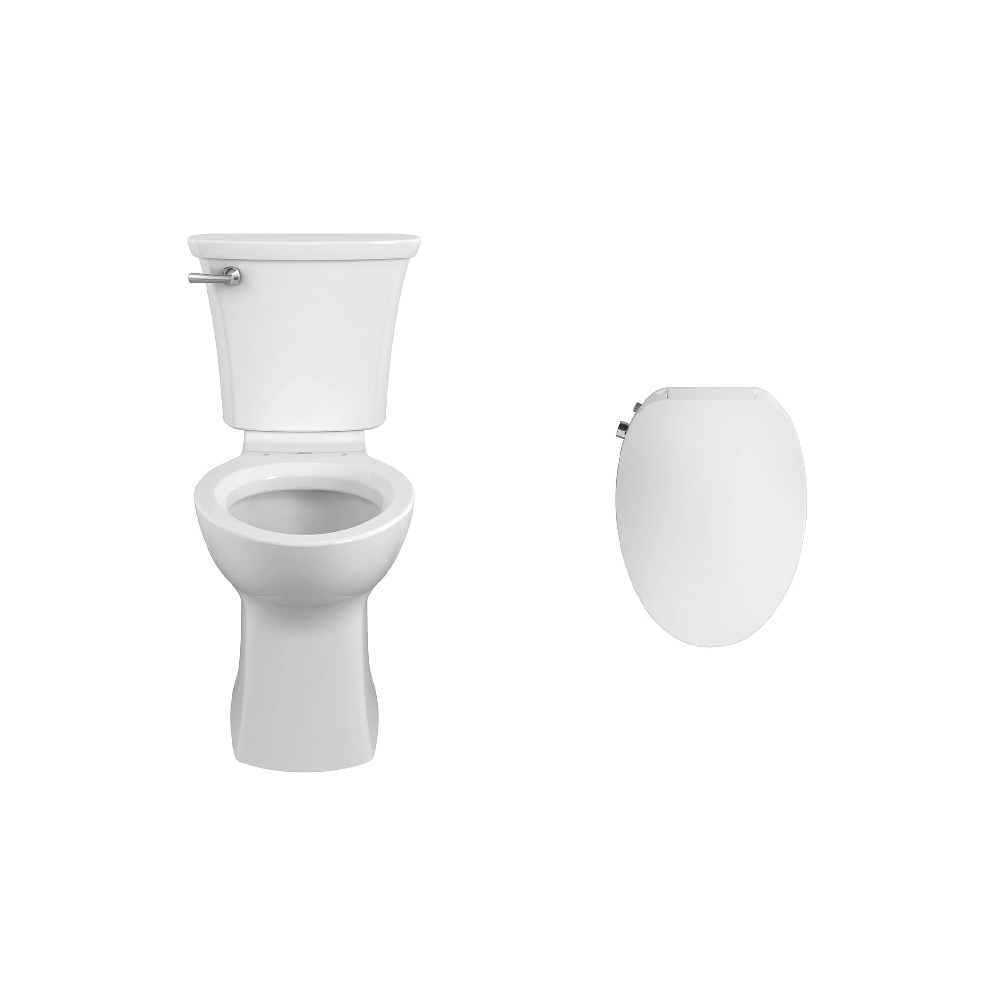 AquaWash® 2.0 SpaLet® Bidet Seat and Edgemere® Chair Height Elongated 1.28 gpf/4.8 Lpf Toilet Combo